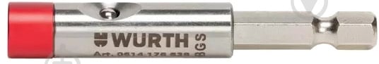 Держатель бит WURTH 1/4IN-L66MM 1 шт. 0614176638 - фото 1