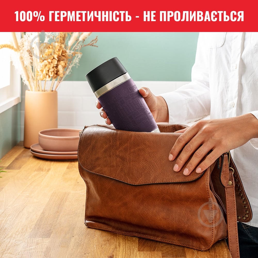 Термочашка Tefal Travel Mug Fun 0,36 л K3085114 - фото 3
