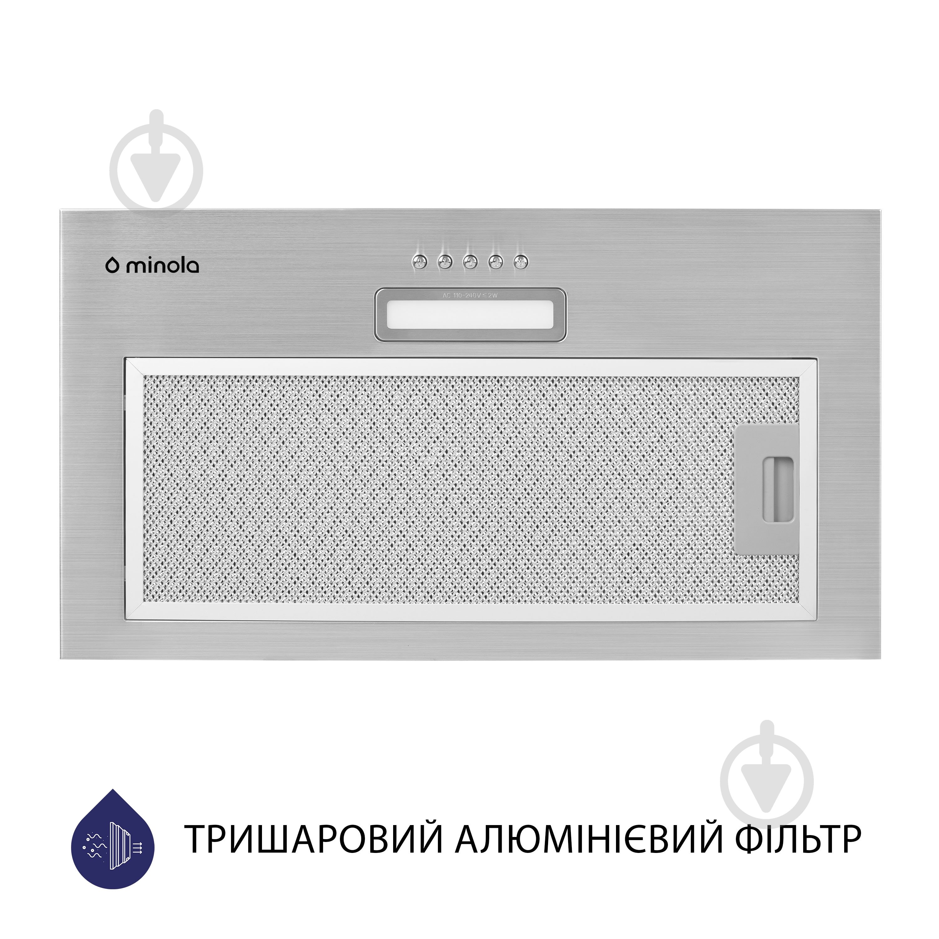 Витяжка Minola HBI 5025 I LED повновбудовувана - фото 5