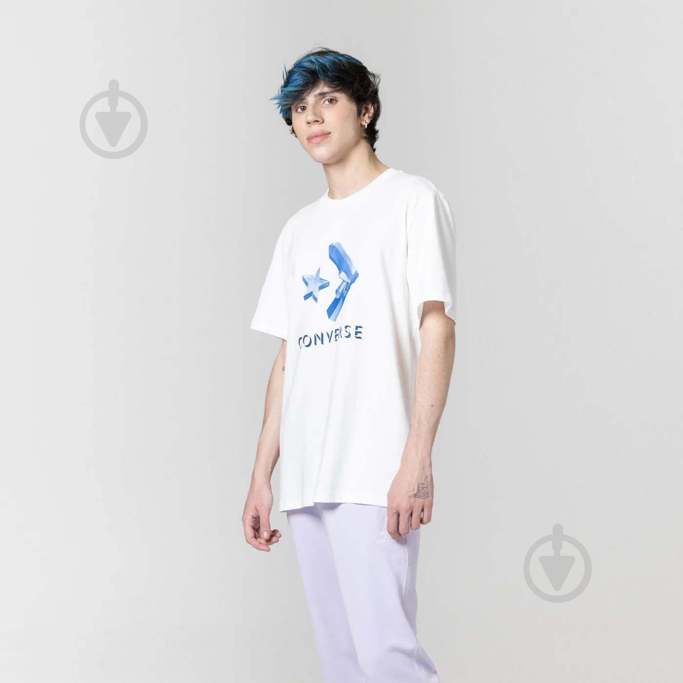 Футболка Converse CRYSTALS TEE 10024596-102 р.L белый - фото 2