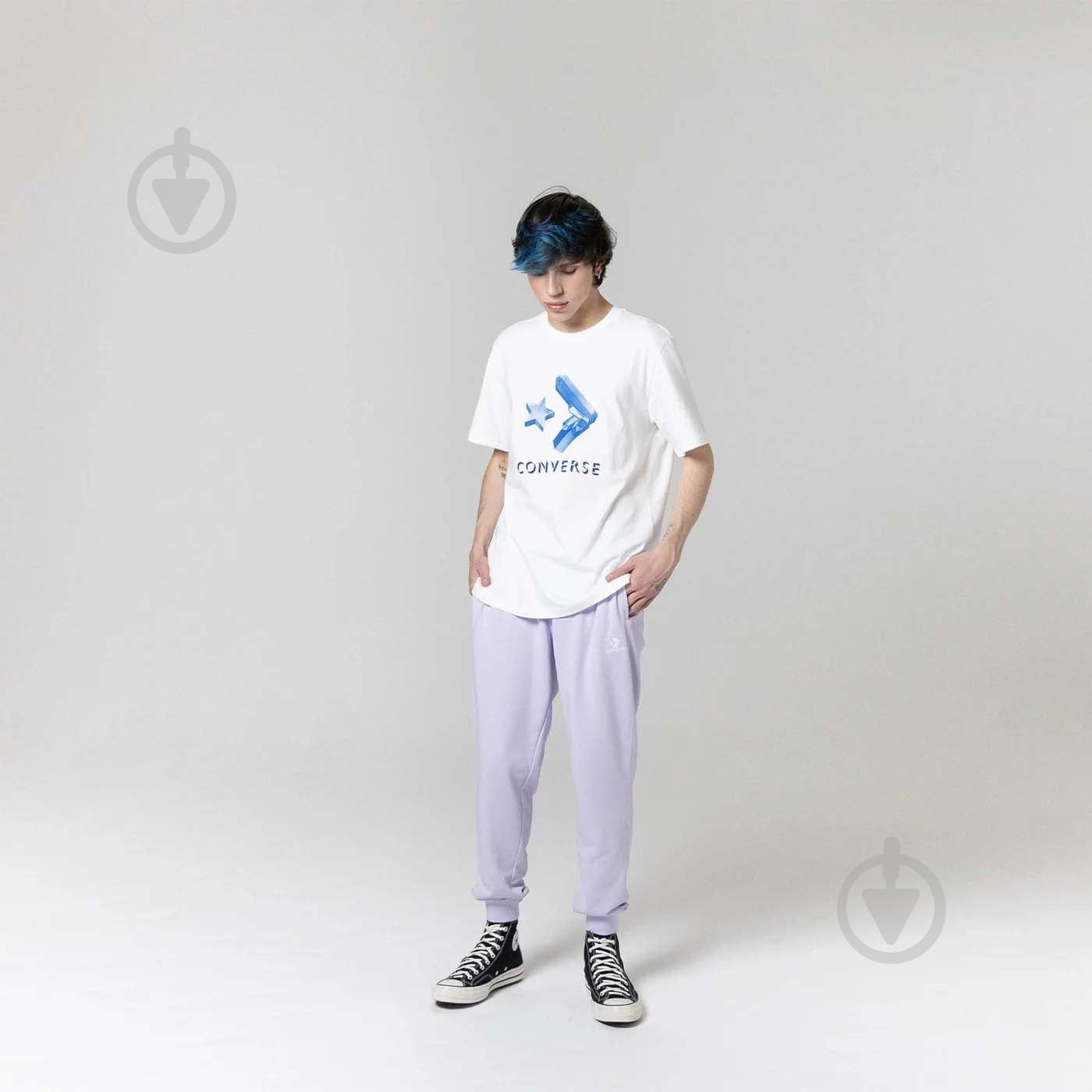Футболка Converse CRYSTALS TEE 10024596-102 р.L белый - фото 3