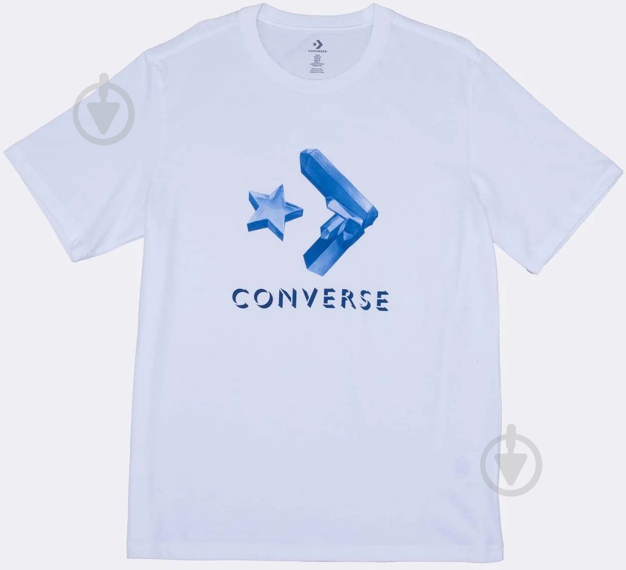 Футболка Converse CRYSTALS TEE 10024596-102 р.L белый - фото 4