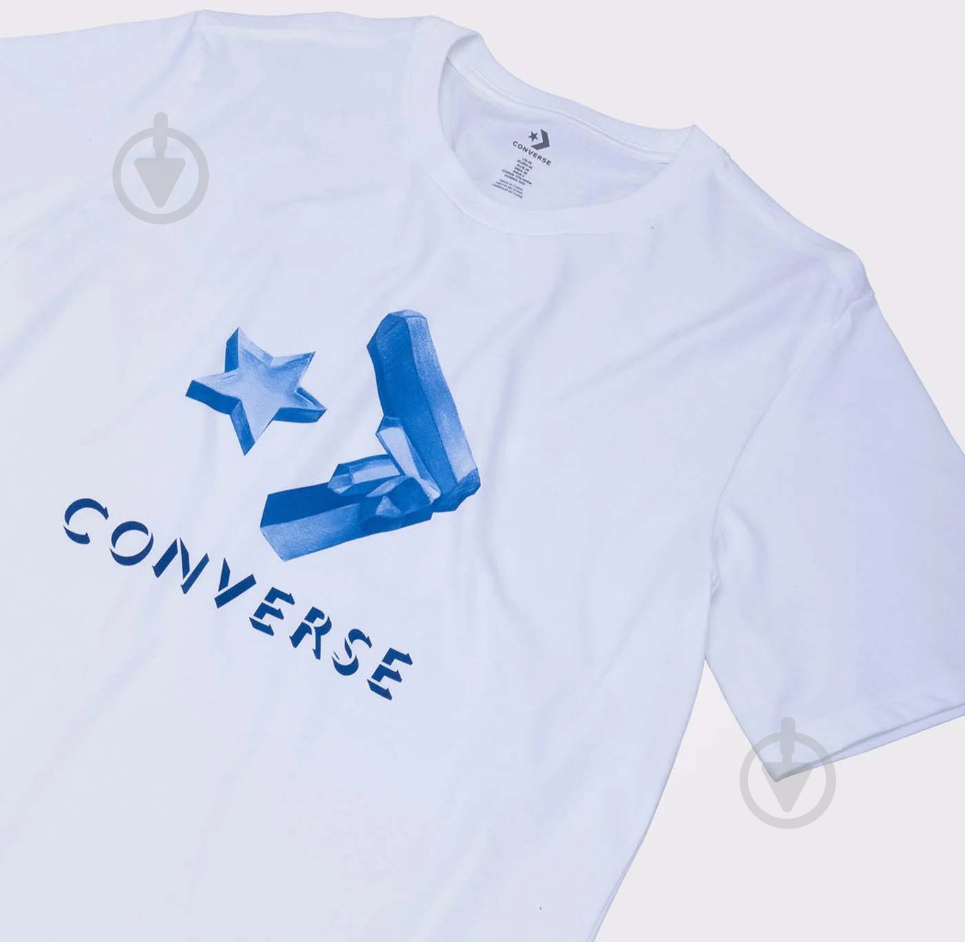 Футболка Converse CRYSTALS TEE 10024596-102 р.L белый - фото 5