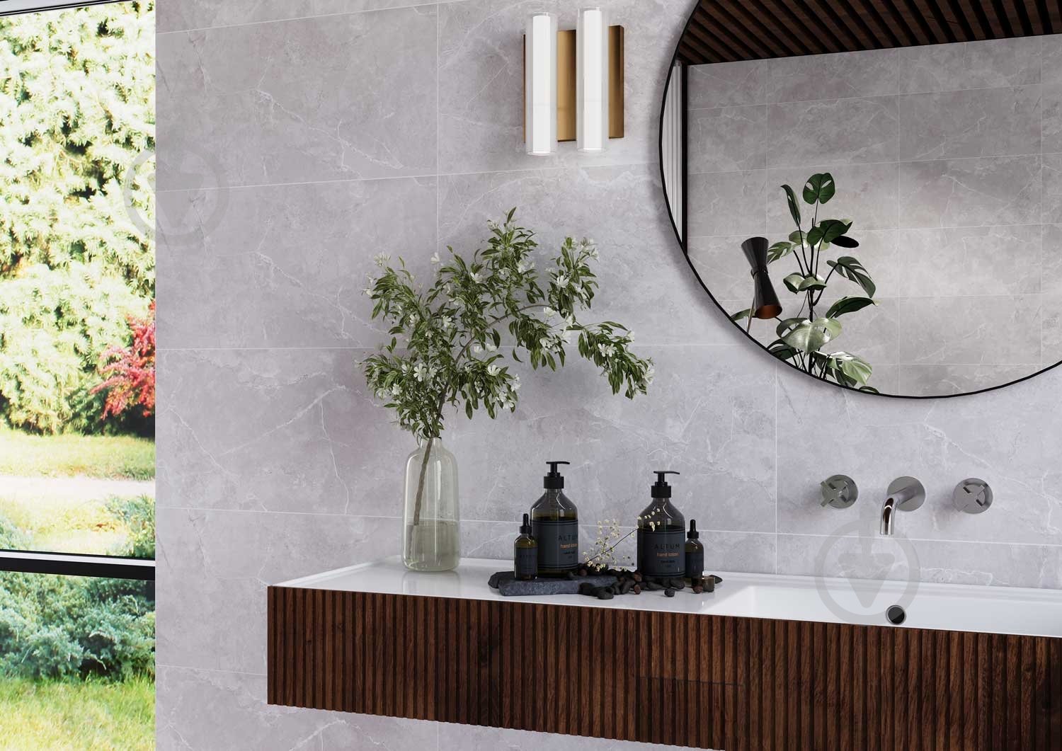 Плитка Cersanit Teneza light grey glossy 29,7x60 cм - фото 8
