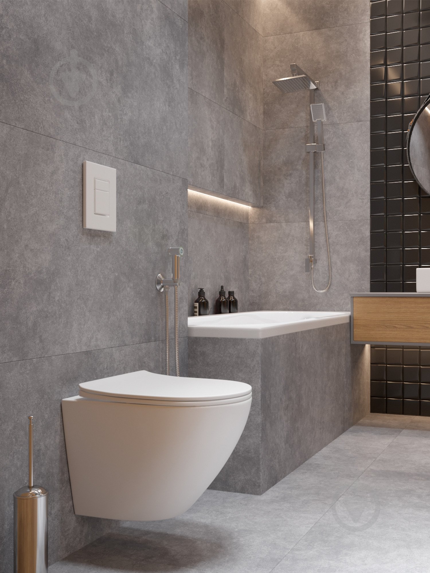 Комплект Helmken 9FM8665468 5 в 1: унитаз с сиденьем Slim Duroplast/Soft-close - фото 8 Комплект Helmken 9FM8665468 5 в 1: унитаз с сиденьем Slim Duroplast/Soft-close - фото 8