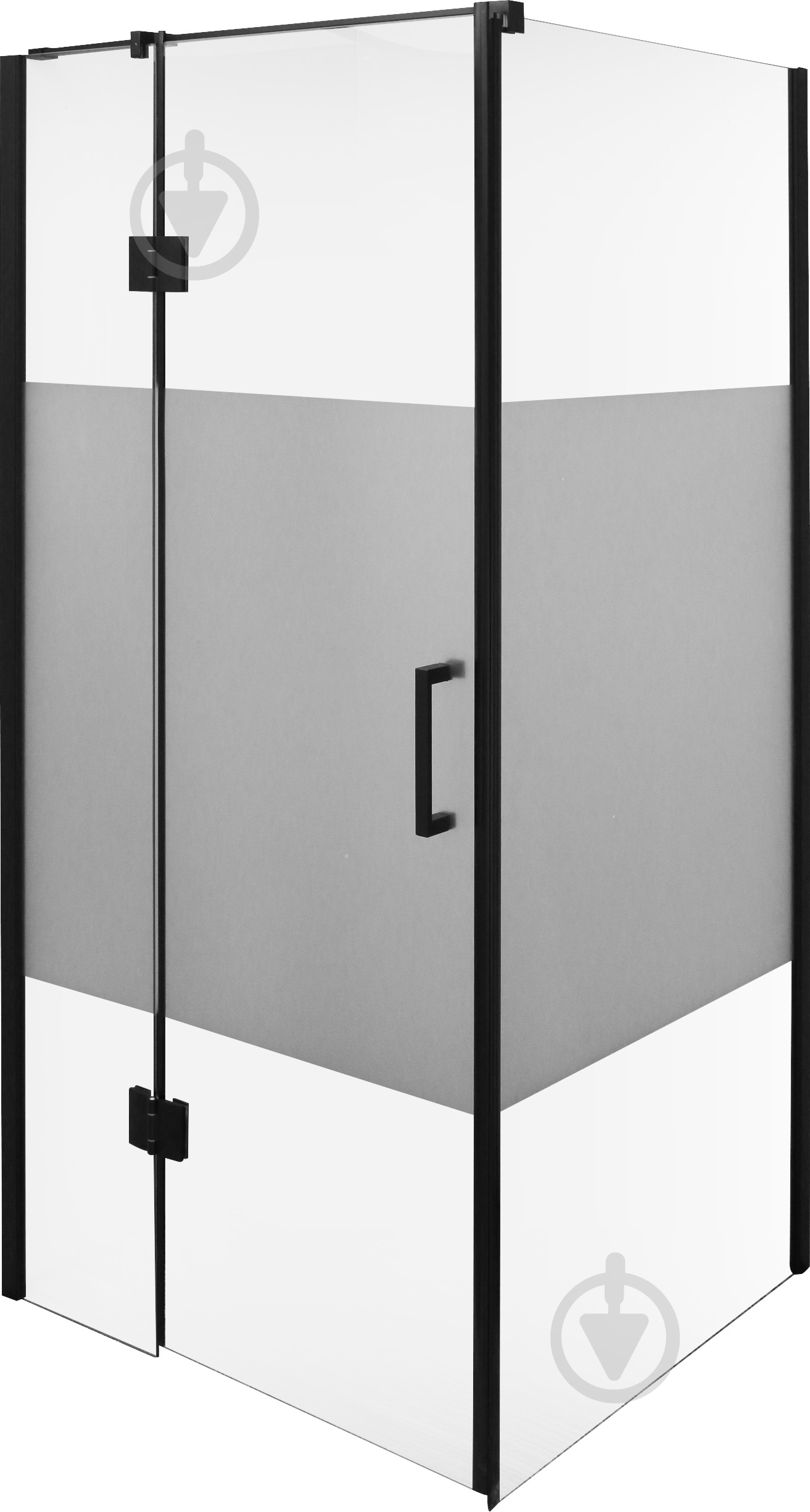 Душове огородження EGO LITE BLACK 90x90x190 см - фото 2
