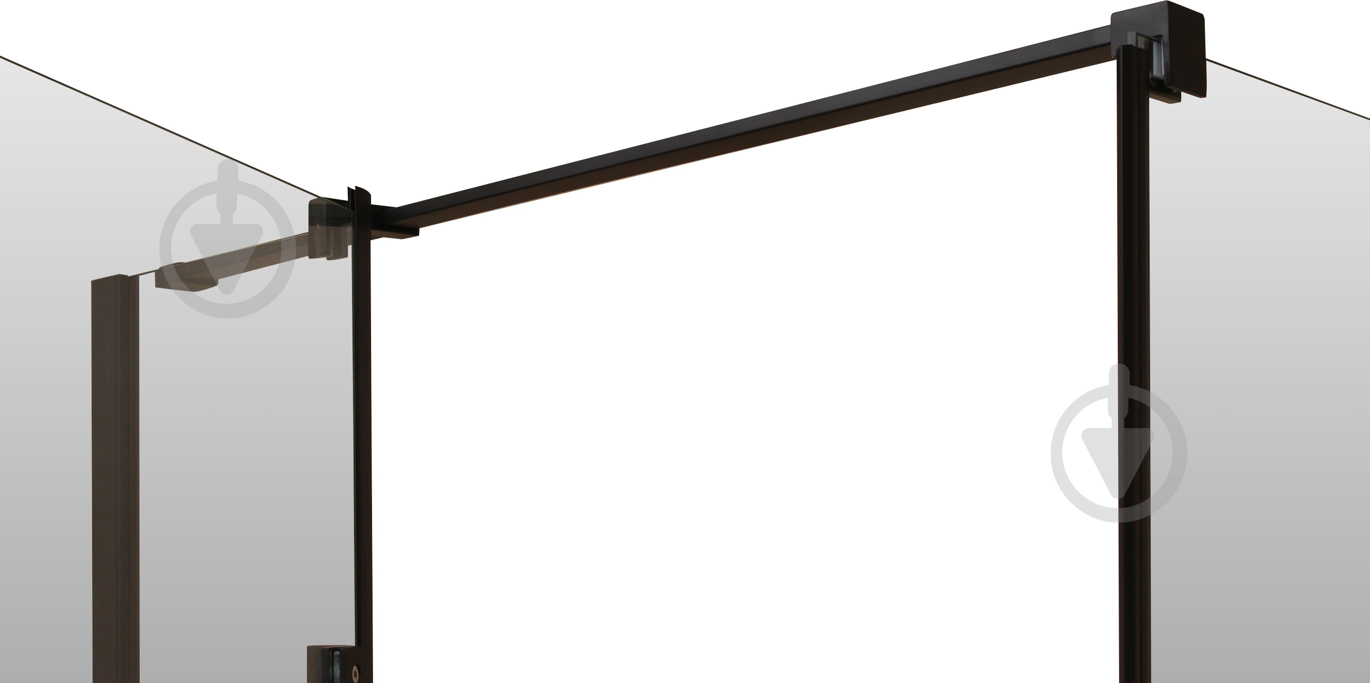 Душове огородження EGO LITE BLACK 90x90x190 см - фото 3