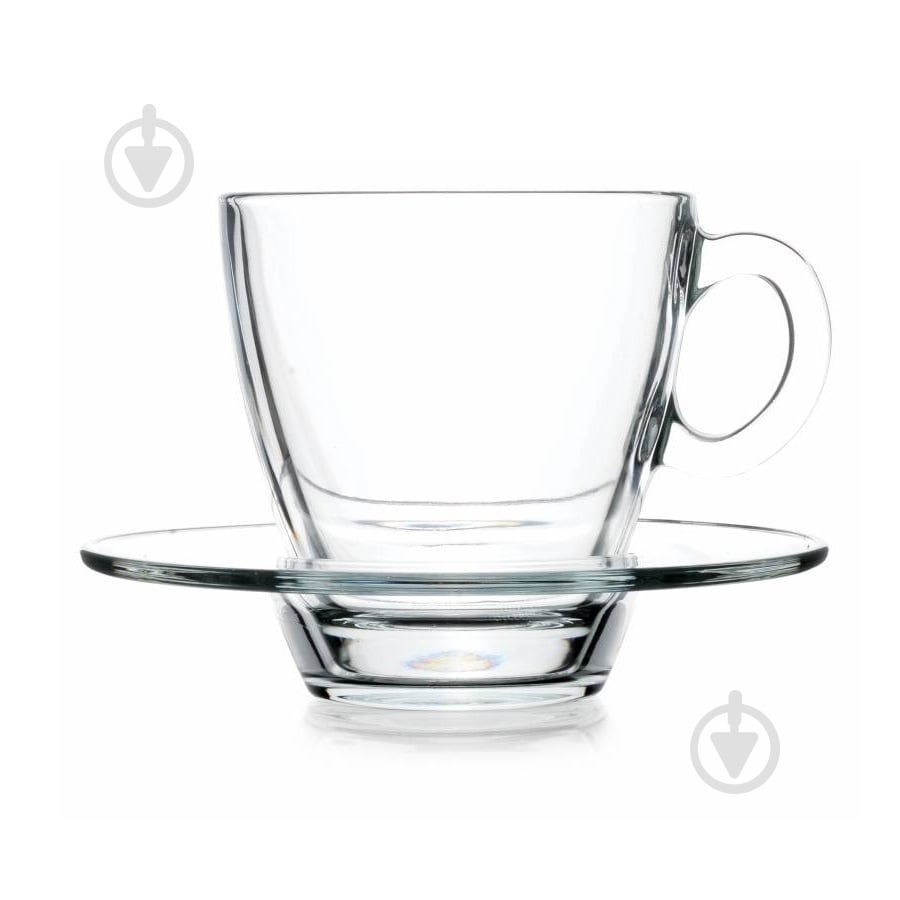 Набор чашек Pasabahce с блюдцами Agua на 6 персон 95040 - фото 1 Набор чашек Pasabahce с блюдцами Agua на 6 персон 95040 - фото 1