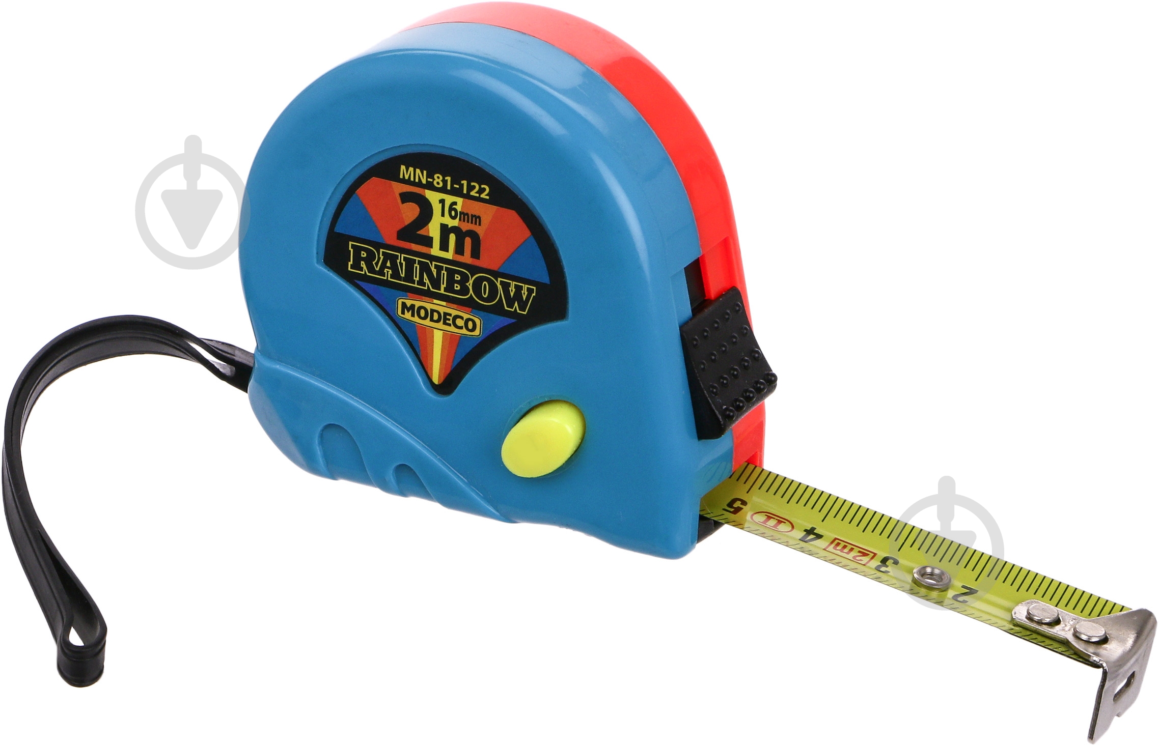 Рулетка Modeco MN-81-122 2 м x 16 мм - фото 1 Рулетка Modeco MN-81-122 2 м x 16 мм - фото 1