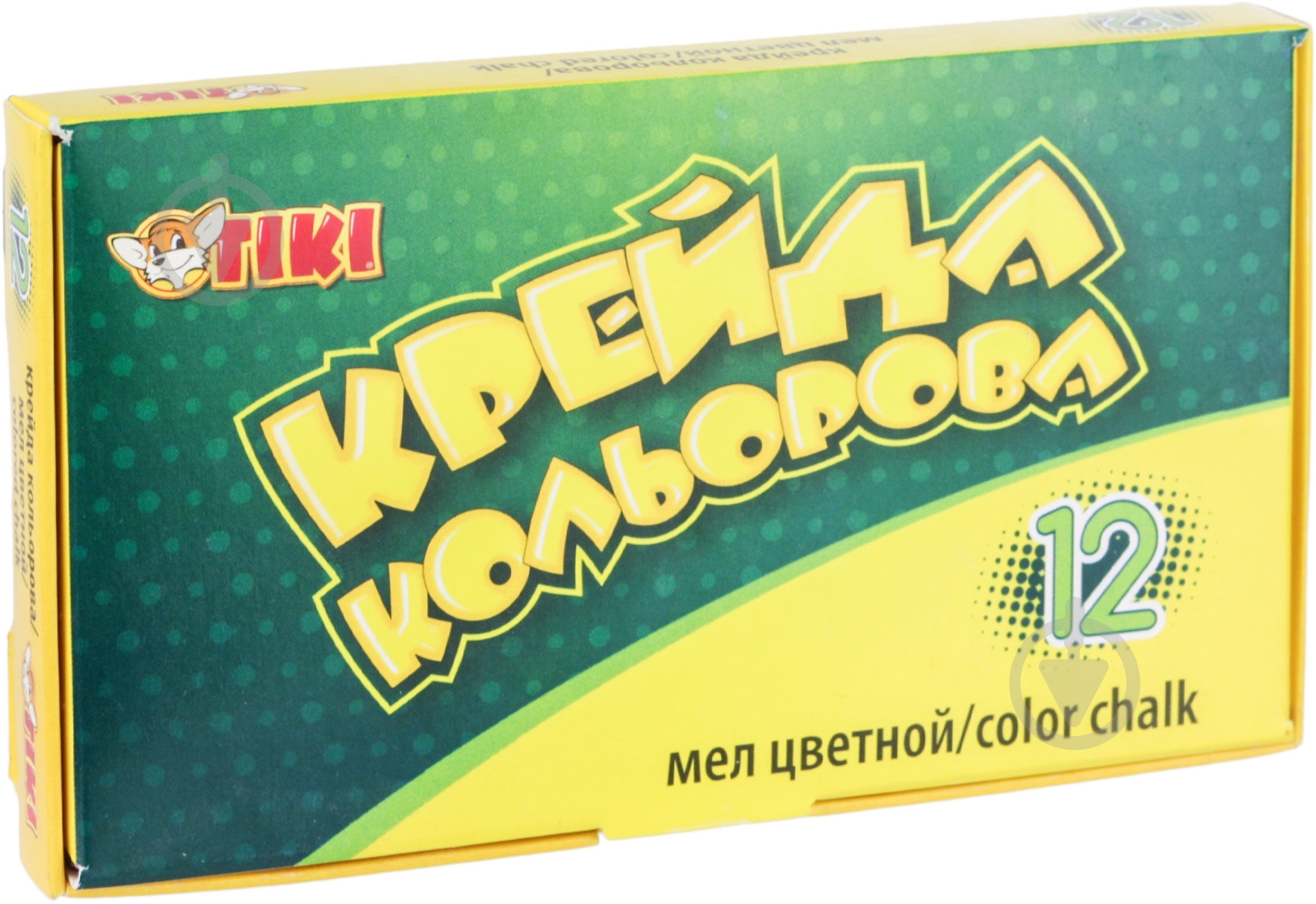 Набор мелков 12 цветов 120 г/м2 51502-ТК Тікі - фото 1