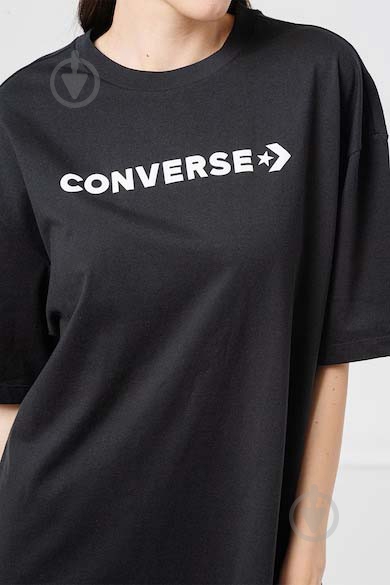 Футболка Converse OVERSIZED WORDMARK TEE 10023921-001 р.M черный - фото 5
