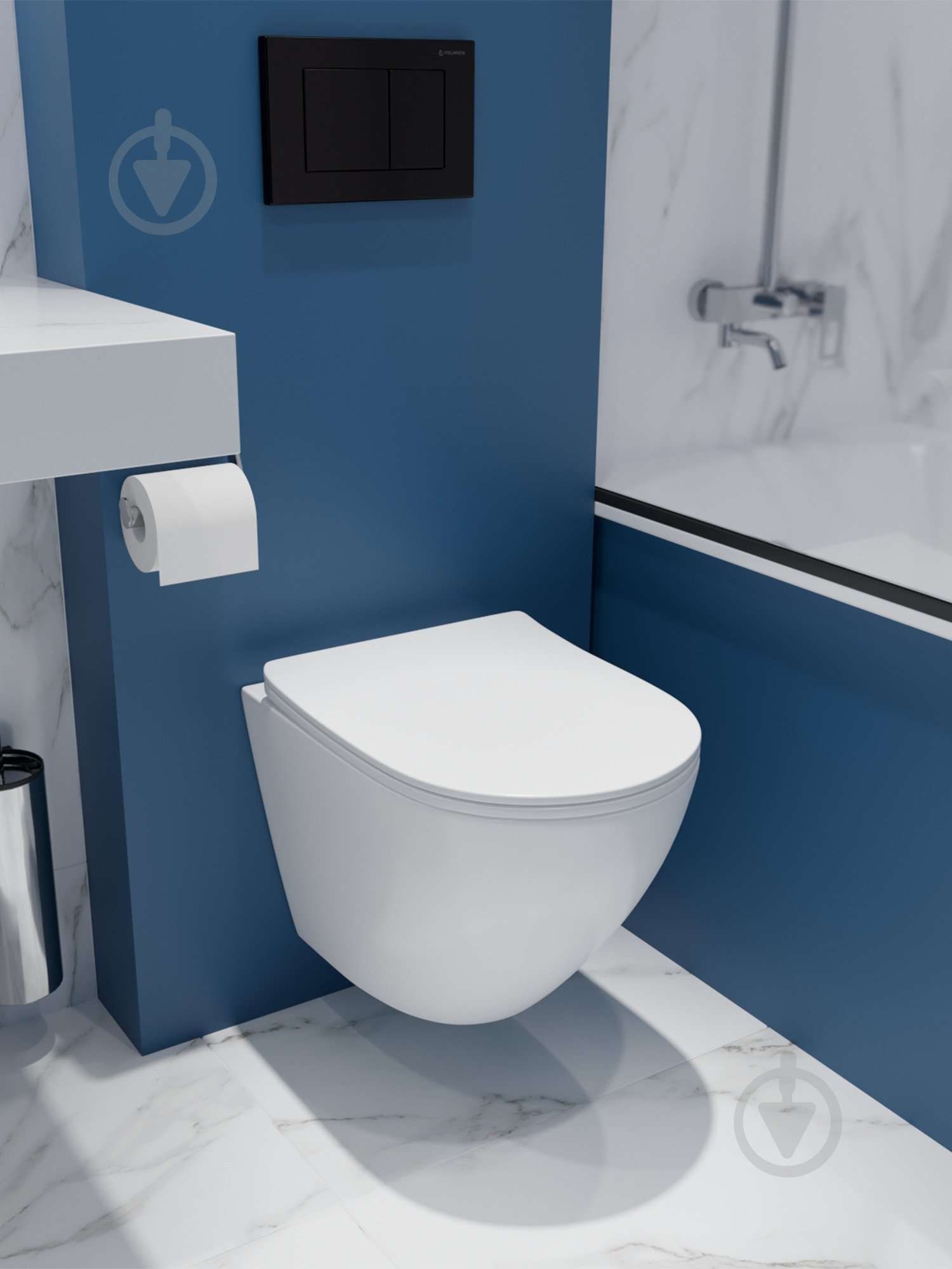 Комплект Helmken 2673242KB6 5 в 1: унитаз с сиденьем Slim Duroplast/Soft-close - фото 10 Комплект Helmken 2673242KB6 5 в 1: унитаз с сиденьем Slim Duroplast/Soft-close - фото 10