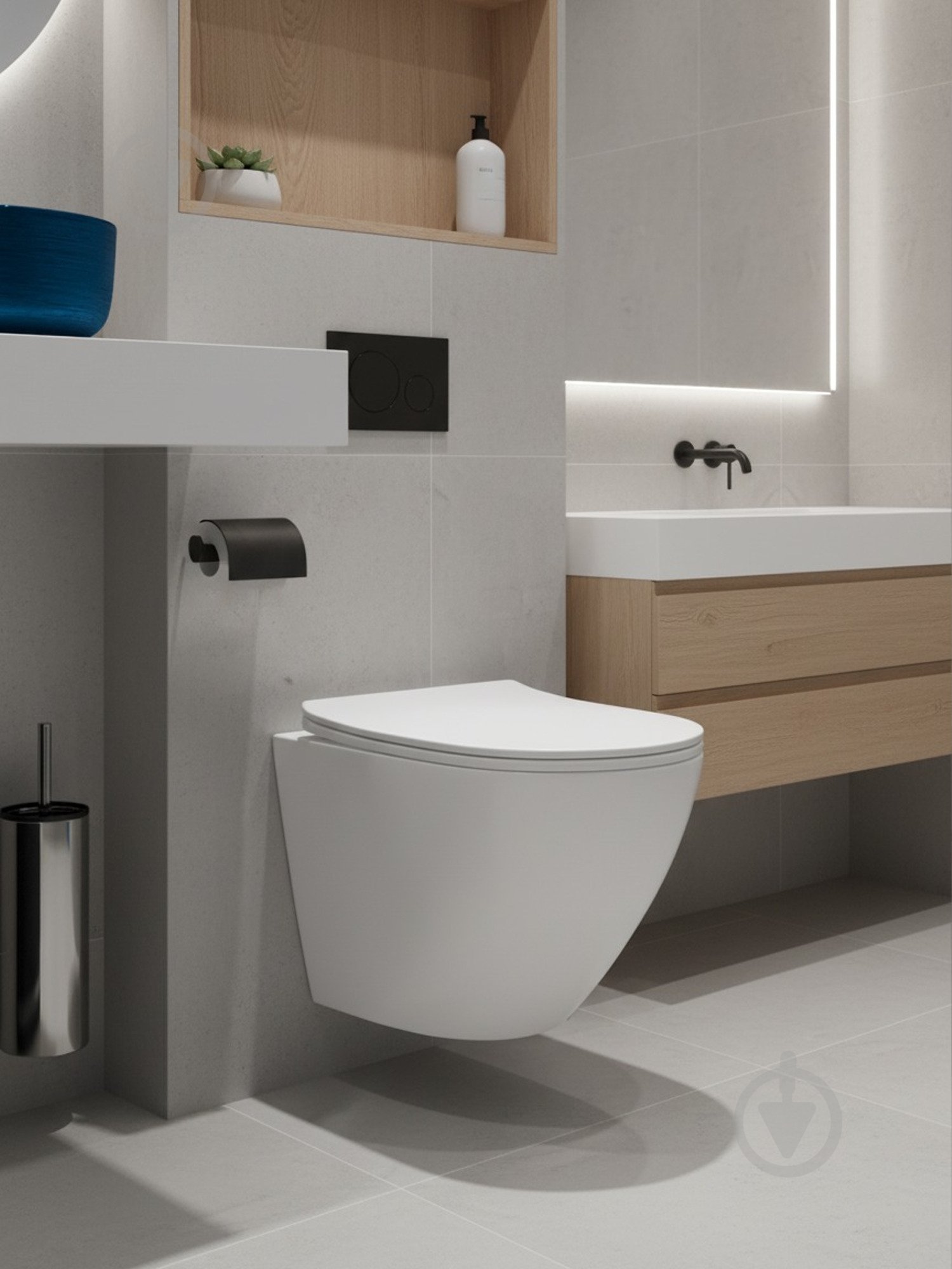 Комплект Helmken 2673242KB6 5 в 1: унитаз с сиденьем Slim Duroplast/Soft-close - фото 14 Комплект Helmken 2673242KB6 5 в 1: унитаз с сиденьем Slim Duroplast/Soft-close - фото 14