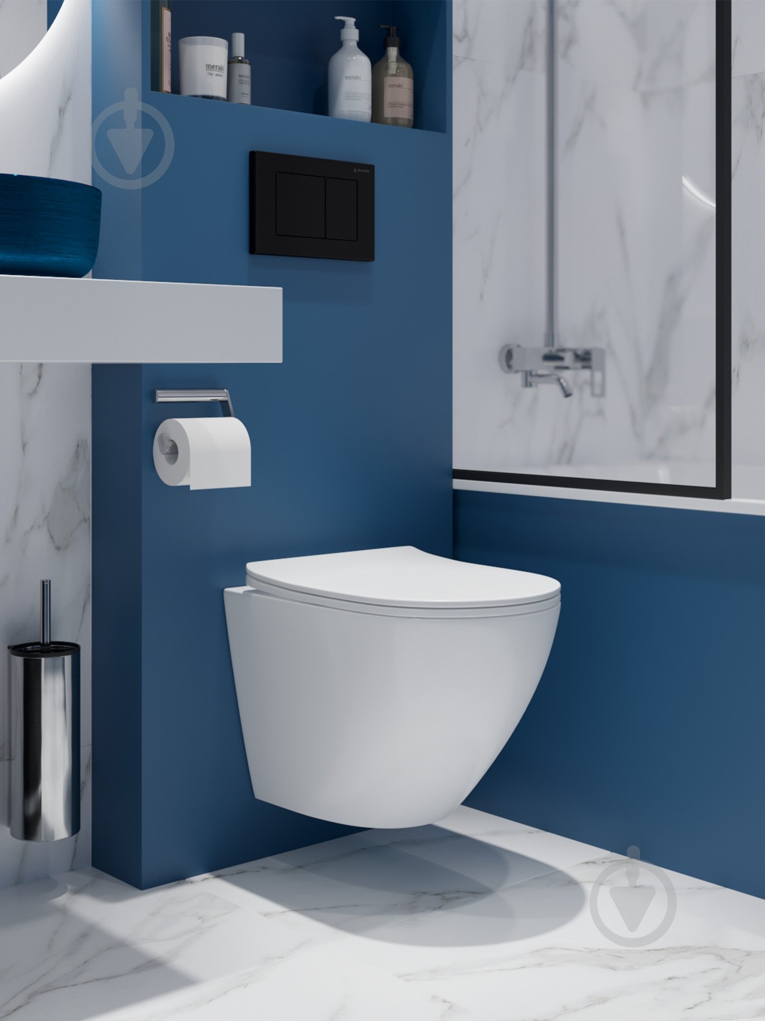 Комплект Helmken 2673242KB6 5 в 1: унитаз с сиденьем Slim Duroplast/Soft-close - фото 9 Комплект Helmken 2673242KB6 5 в 1: унитаз с сиденьем Slim Duroplast/Soft-close - фото 9