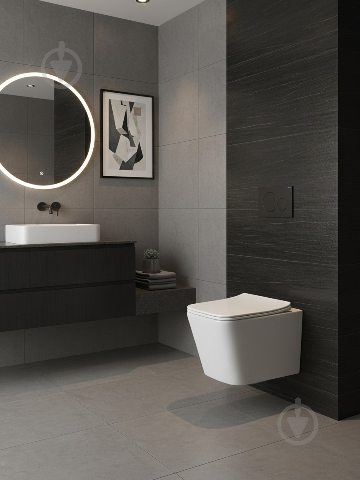 Комплект Helmken 26478T79G0 5 в 1: унитаз с сиденьем Slim Duroplast/Soft-close - фото 15 Комплект Helmken 26478T79G0 5 в 1: унитаз с сиденьем Slim Duroplast/Soft-close - фото 15