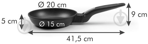 Сковорода Tescoma SmartCLICK 20 cм 605020 - фото 7