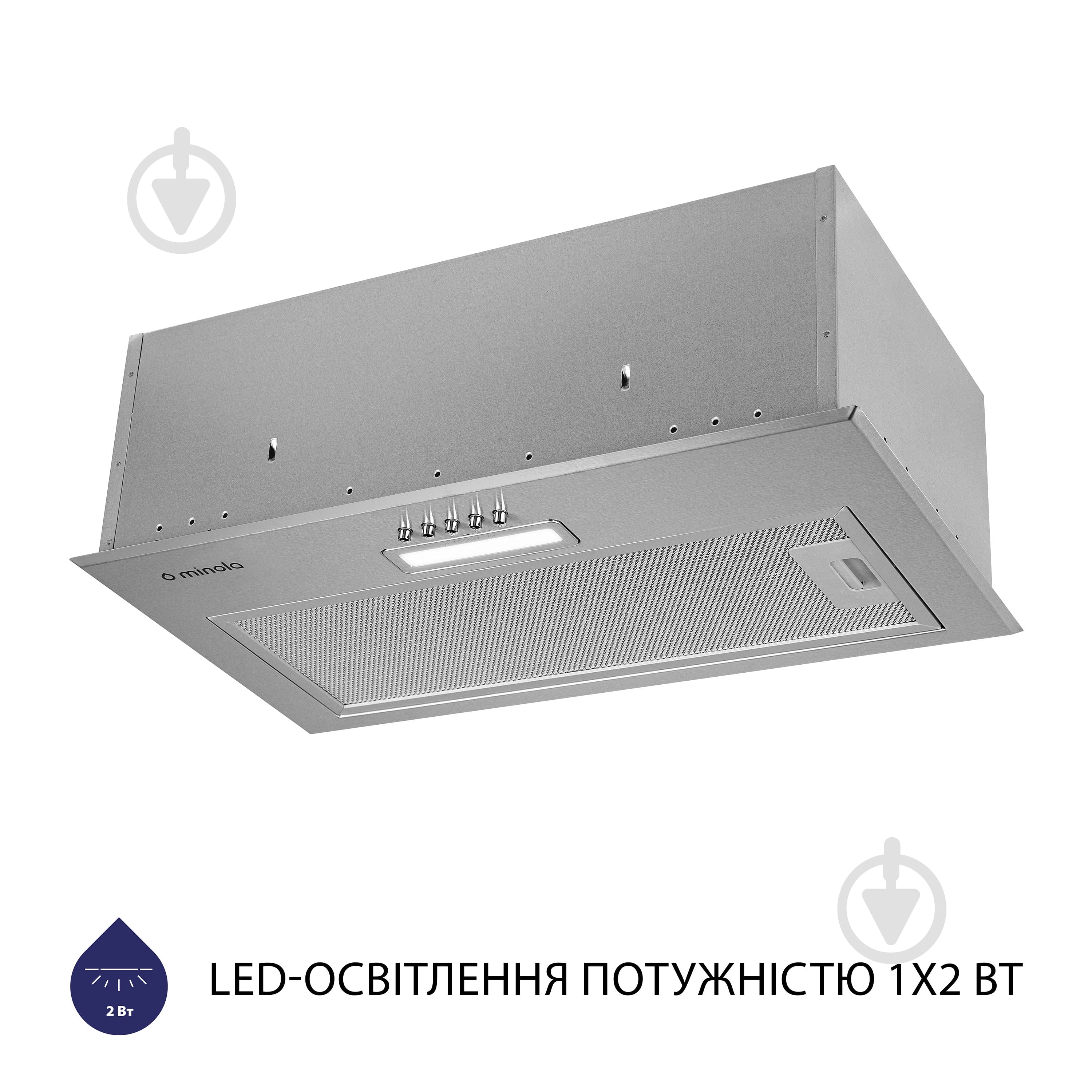 Витяжка Minola HBI 5614 I 1000 LED повновбудовувана — фото 3