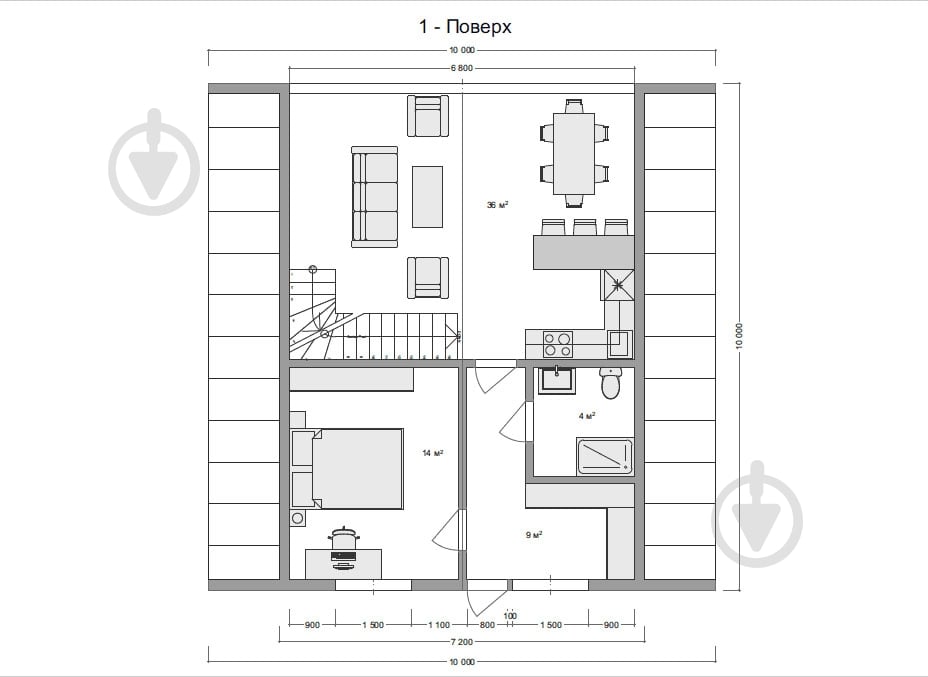Домокомплект SIP100 Budmall Базовый - фото 2