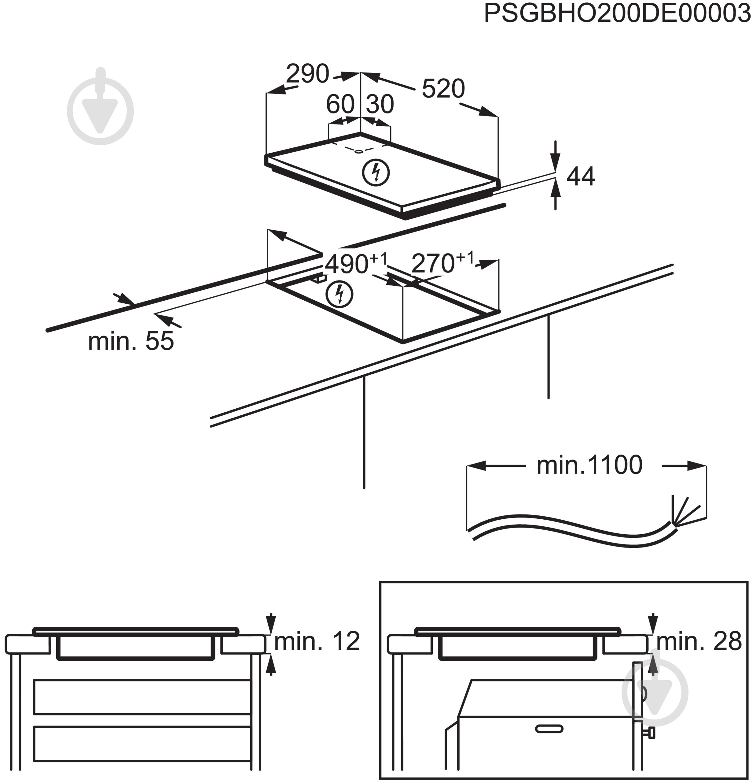 Варочная поверхность индукционная Electrolux IPE3241KC - фото 4