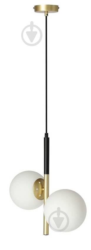 Люстра підвісна Candellux Duo 2x30 Вт E14 білий/золото/чорний 32-01269 - фото 1 Люстра підвісна Candellux Duo 2x30 Вт E14 білий/золото/чорний 32-01269 - фото 1