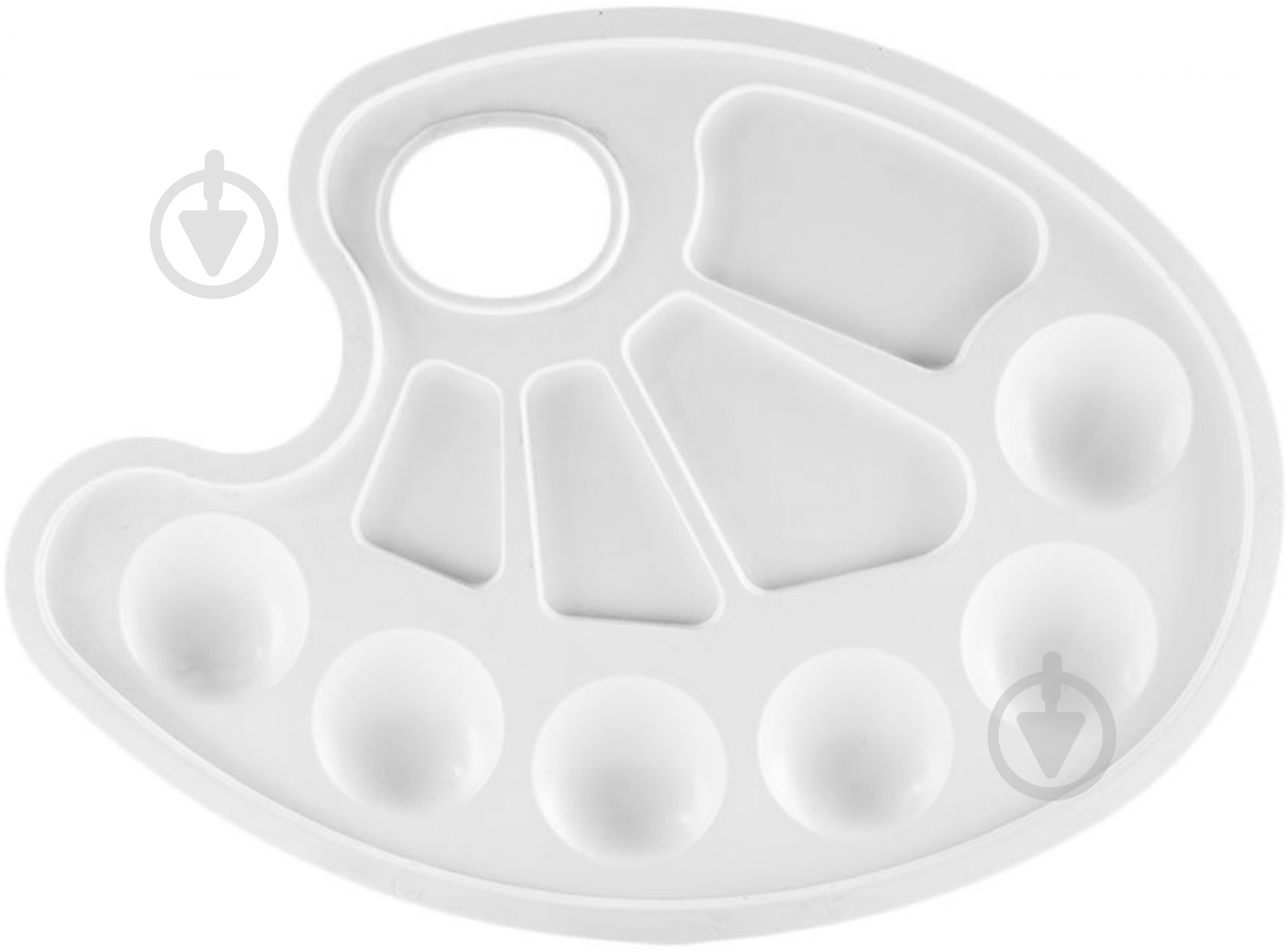 Палитра для рисования овальная - фото 2