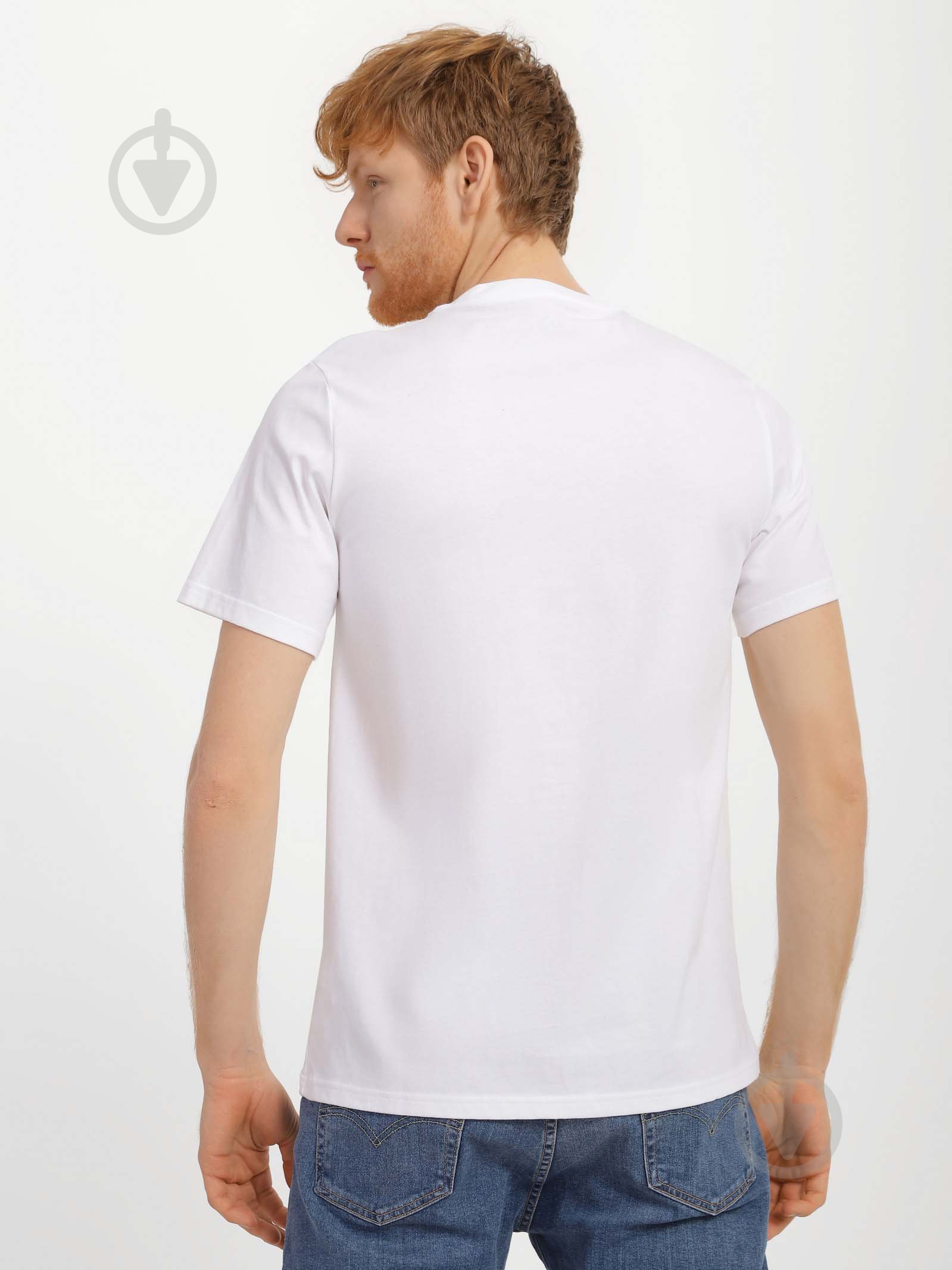 Футболка Converse SHOE HERO TEE 10025060-102 р.L белый - фото 2