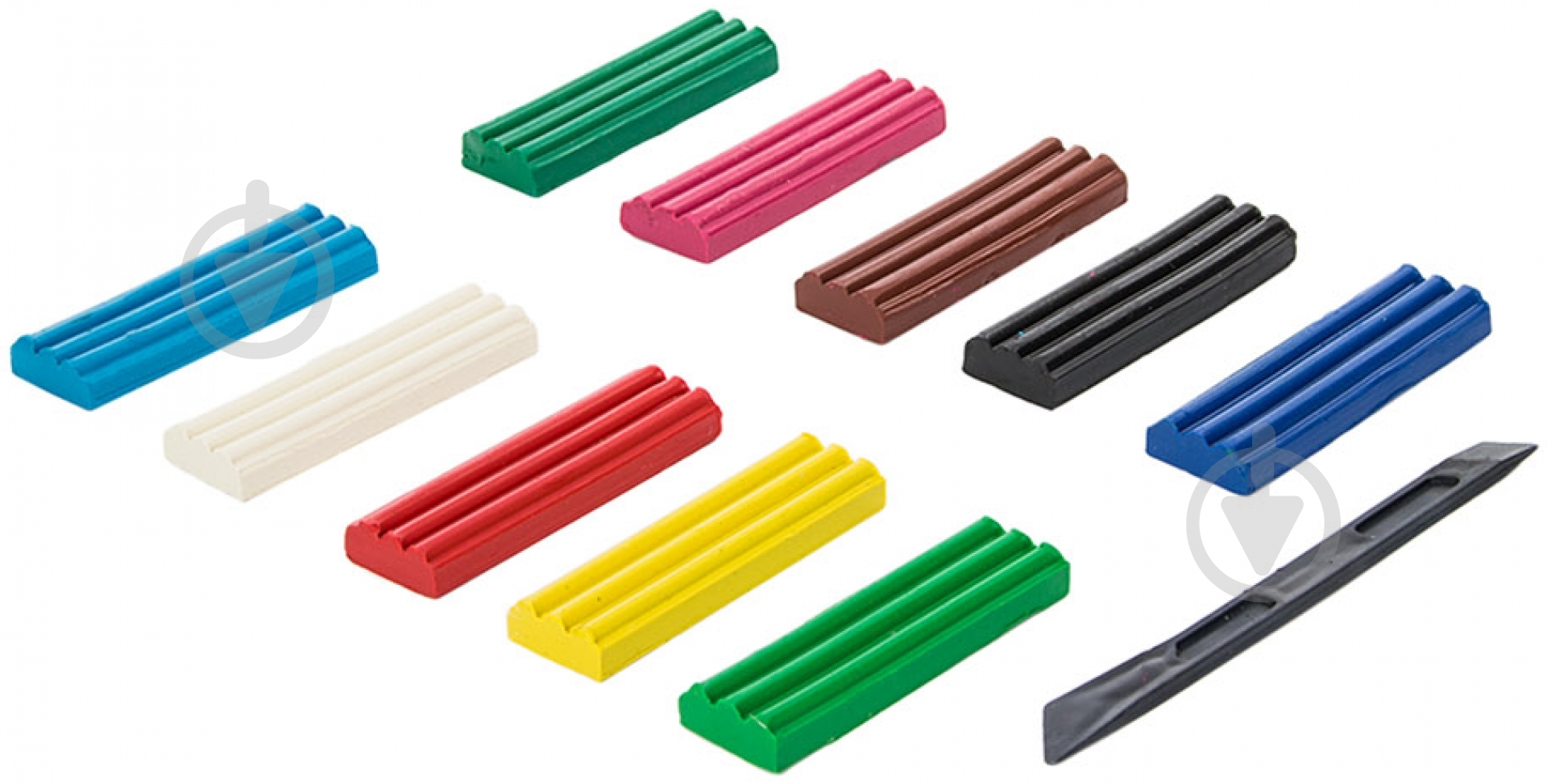 Пластилин 52114-ТК 10 цветов Тікі - фото 2 Пластилин 52114-ТК 10 цветов Тікі - фото 2