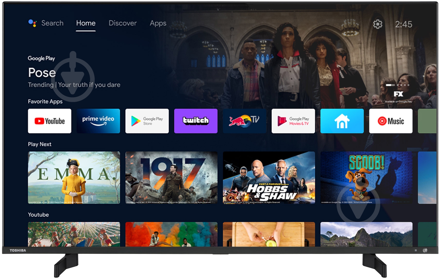 Телевизор TOSHIBA 43UA5D63DG - фото 2