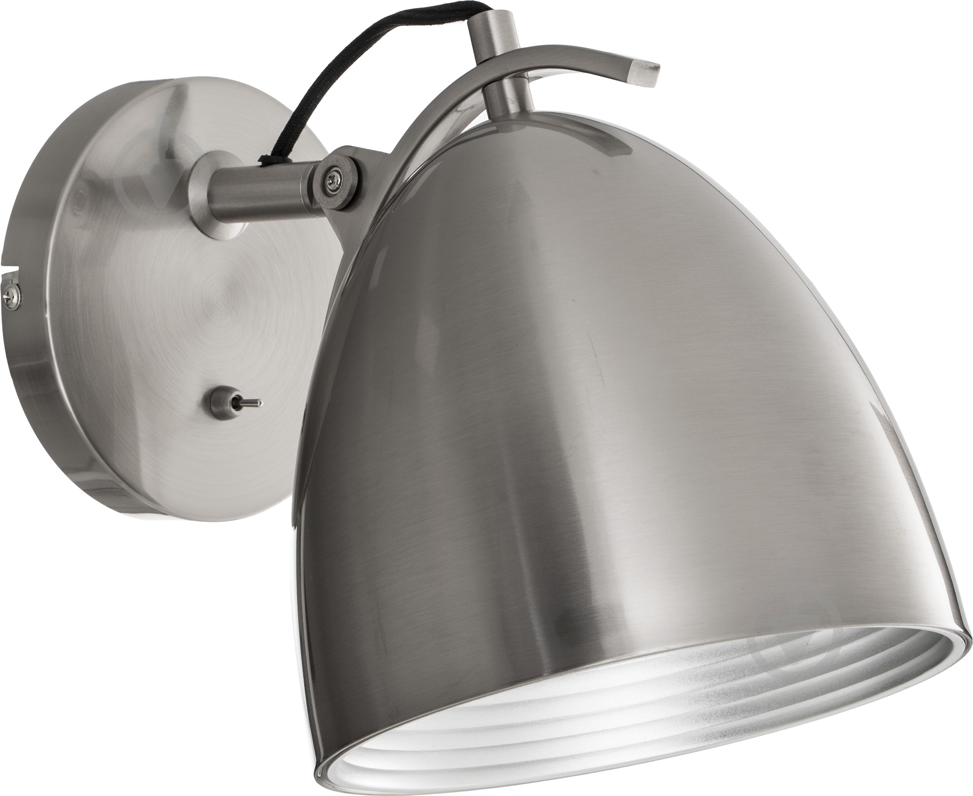 Бра Globo Jackson 1x60 Вт E27 матовий нікель 15130W - фото 1 Бра Globo Jackson 1x60 Вт E27 матовий нікель 15130W - фото 1