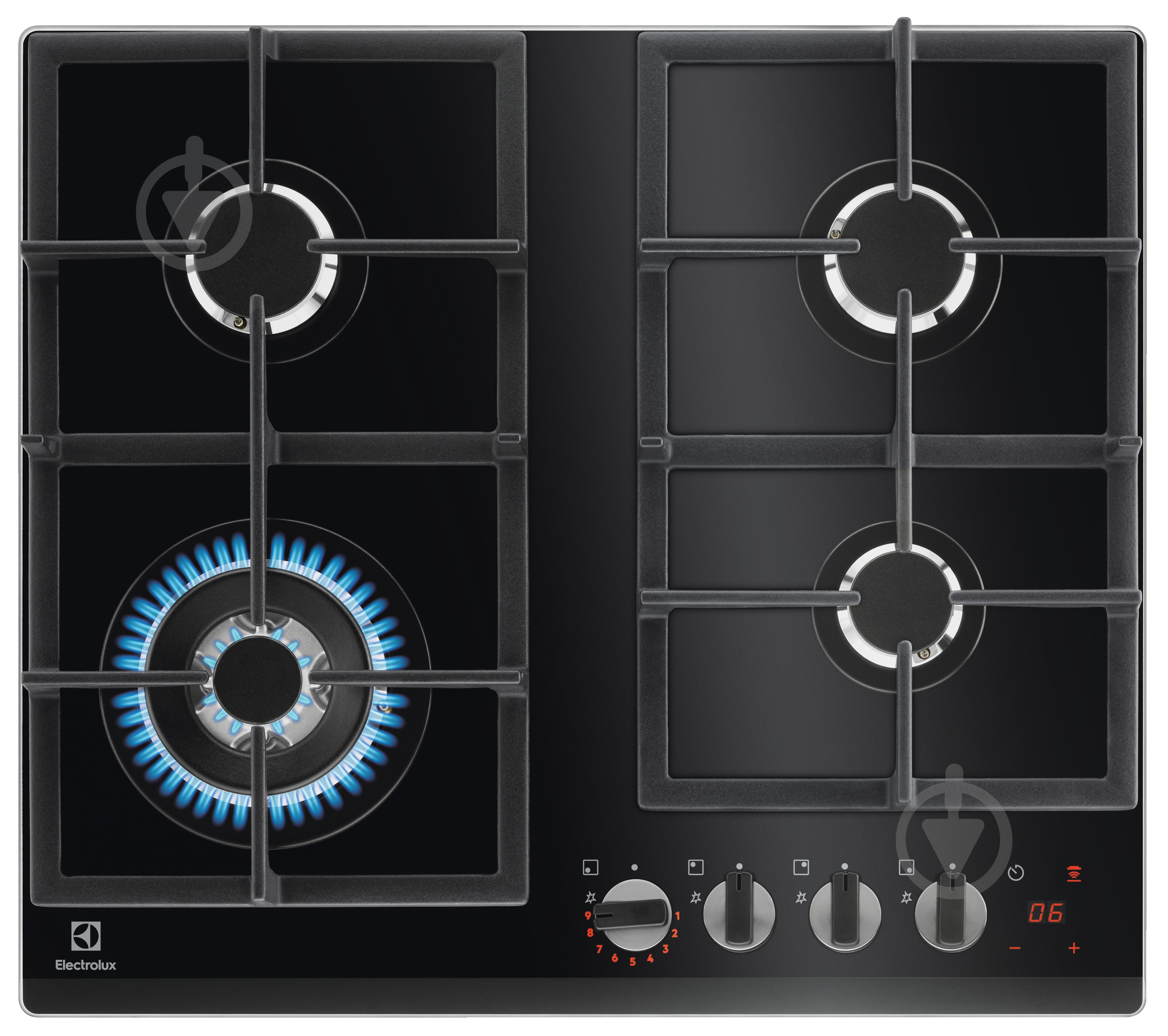 Варочная поверхность газовая Electrolux GPE365YPB - фото 1 Варочная поверхность газовая Electrolux GPE365YPB - фото 1