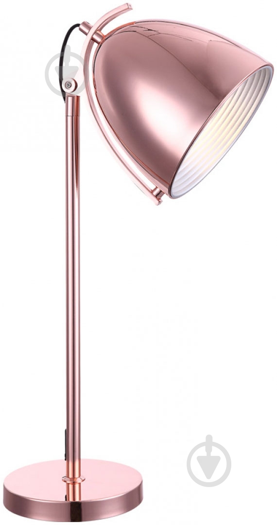 Настольная лампа декоративная Globo JACKSON 1x60 Вт E27 медь 15134T - фото 1