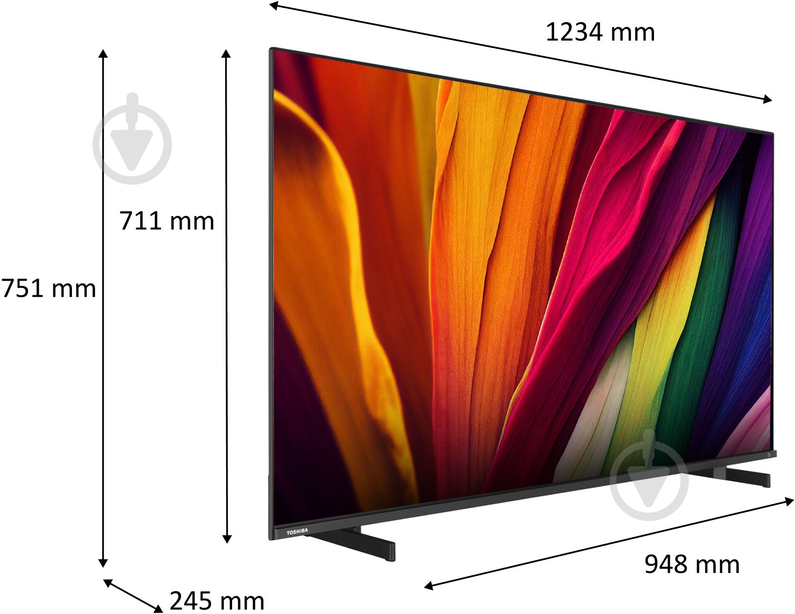 Телевизор TOSHIBA 55UA5D63DG - фото 4