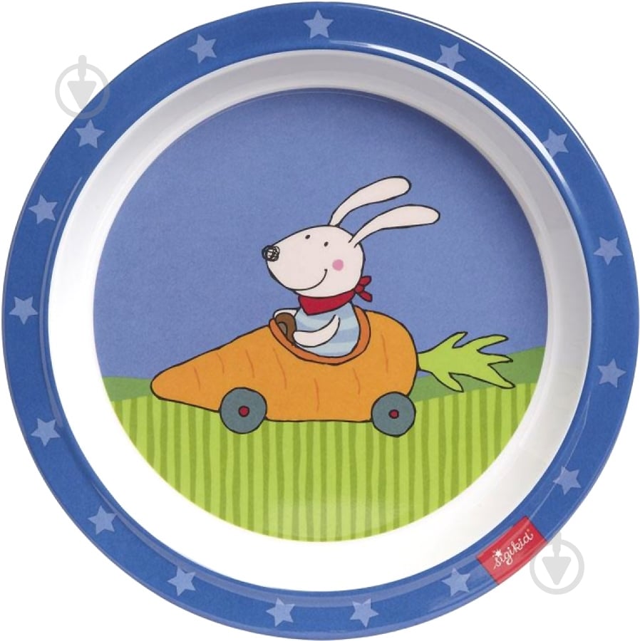 Тарелка sigikid Racing Rabbit 24614SK - фото 1 Тарелка sigikid Racing Rabbit 24614SK - фото 1