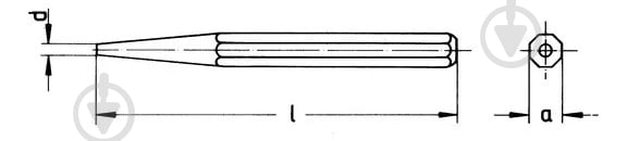 Пробойник (бородок) WURTH 07146322 - фото 2