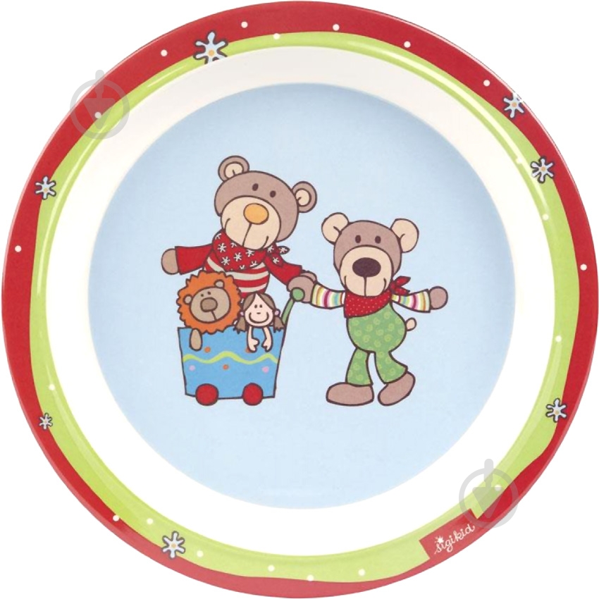Тарілка sigikid Wild&Berry Bears 24518SK - фото 1 Тарілка sigikid Wild&Berry Bears 24518SK - фото 1