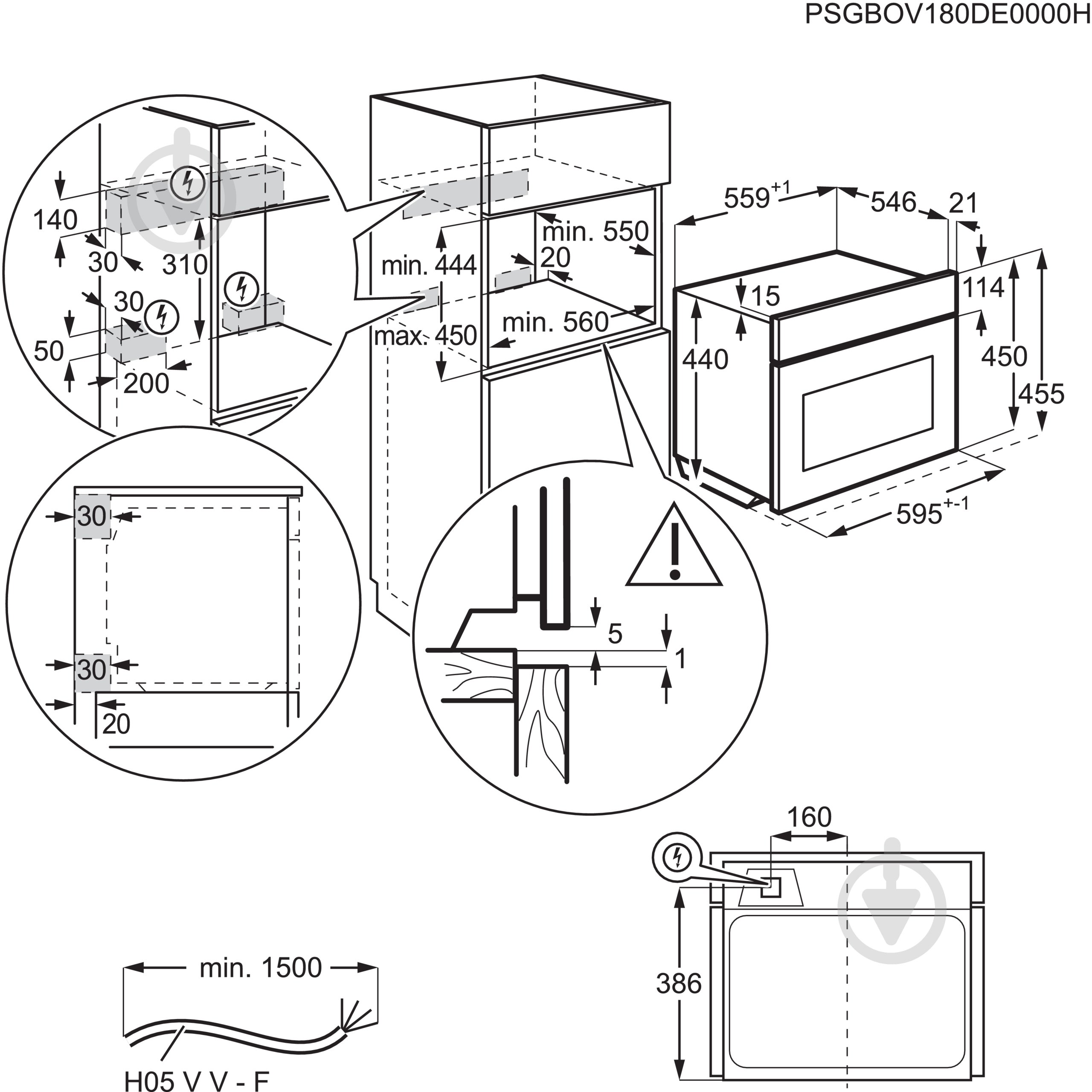 Духовой шкаф Electrolux VKL8E08WV с функцией микроволн - фото 4