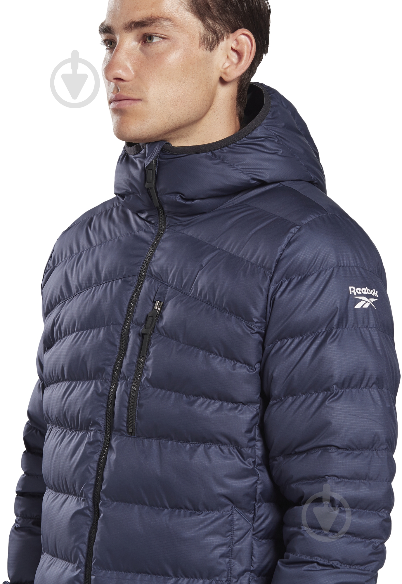 Куртка мужская Reebok OW SYNDWN B JKT FU1705 р.M синяя - фото 2 Куртка мужская Reebok OW SYNDWN B JKT FU1705 р.M синяя - фото 2