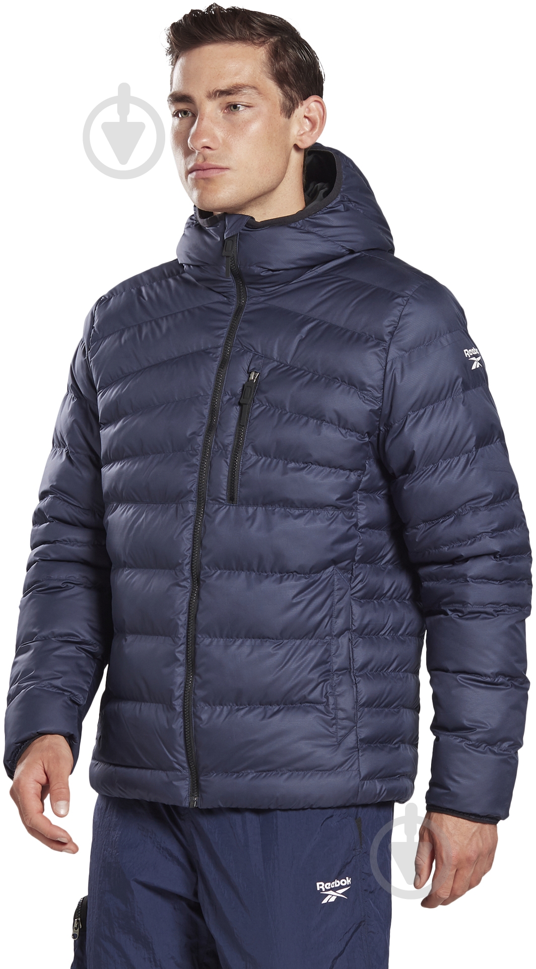 Куртка мужская Reebok OW SYNDWN B JKT FU1705 р.M синяя - фото 6 Куртка мужская Reebok OW SYNDWN B JKT FU1705 р.M синяя - фото 6