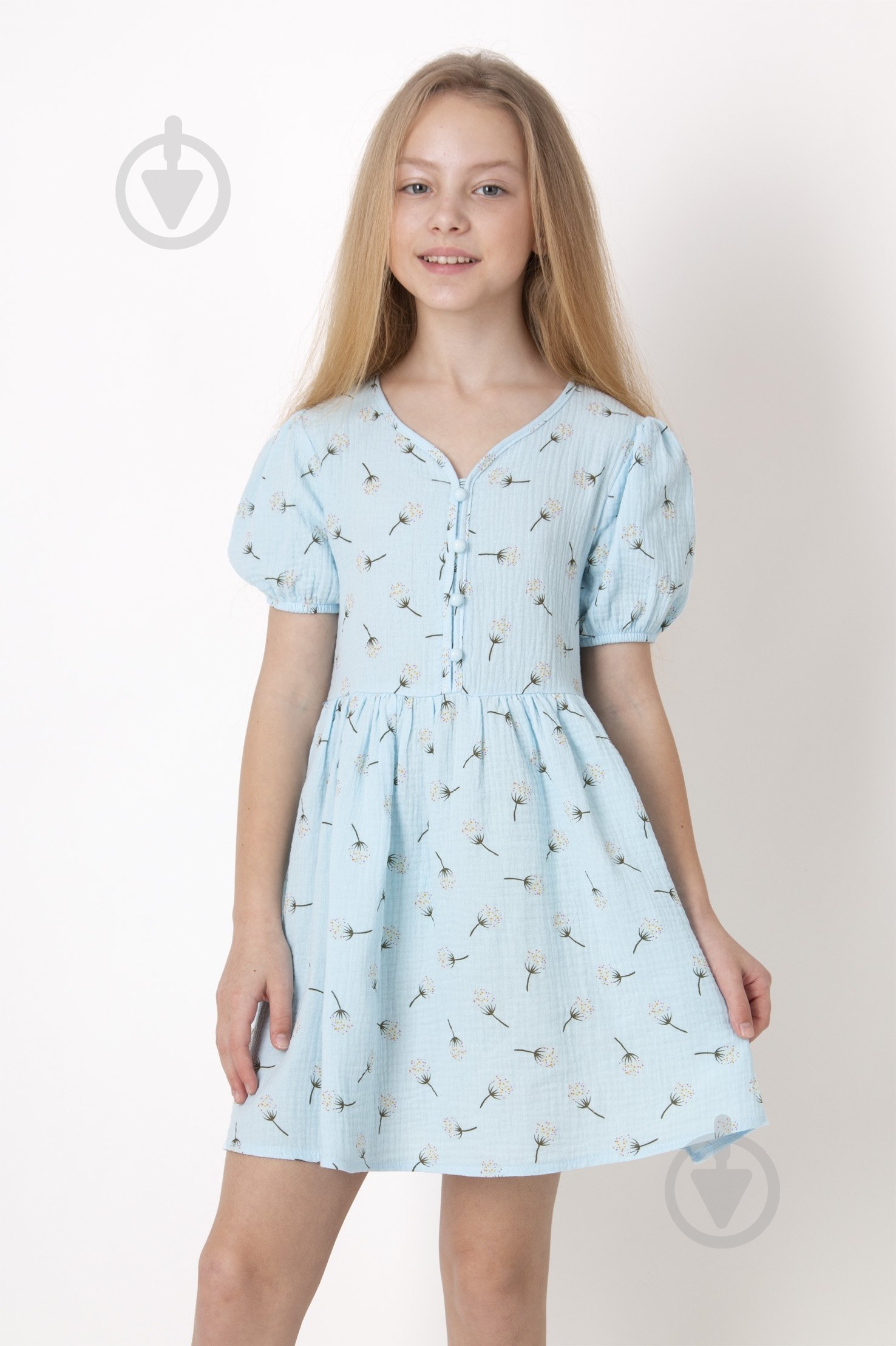 Сукня Mevis 02 р.140 світло-блакитний - фото 1