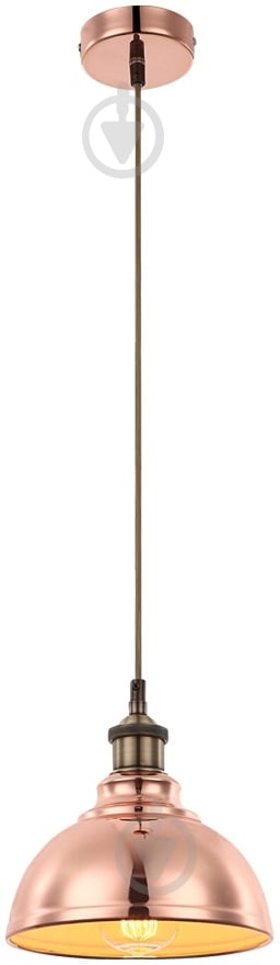 Подвес Globo MANDY 1x60 Вт E27 медь 15082 - фото 1 Подвес Globo MANDY 1x60 Вт E27 медь 15082 - фото 1