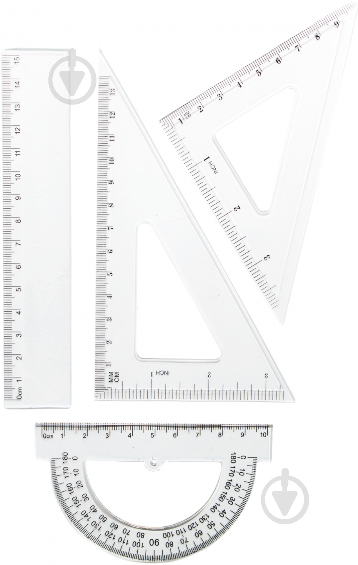 Набор линеек 4 предмета 70601-ТК Тікі - фото 1