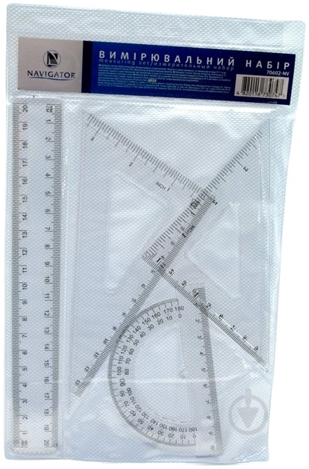 Набор линеек 4 предмета 70602 ТК Navigator - фото 2