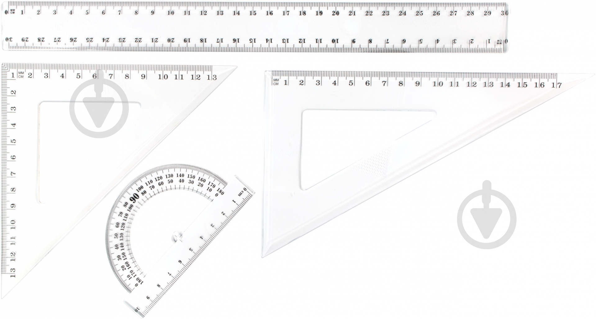 Набор линеек 4 предмета 70603-ТК Тікі - фото 1