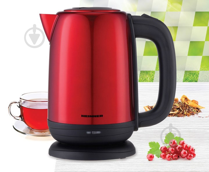 Электрочайник Heinner HEK-2200RDSS - фото 2