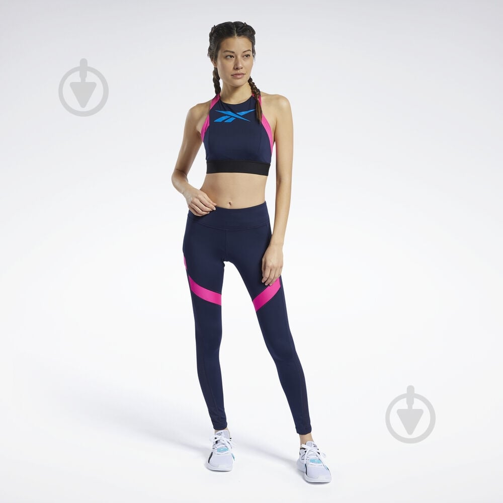 Бра Reebok WOR Mesh Bralette FU2299 р.S синий - фото 4 Бра Reebok WOR Mesh Bralette FU2299 р.S синий - фото 4