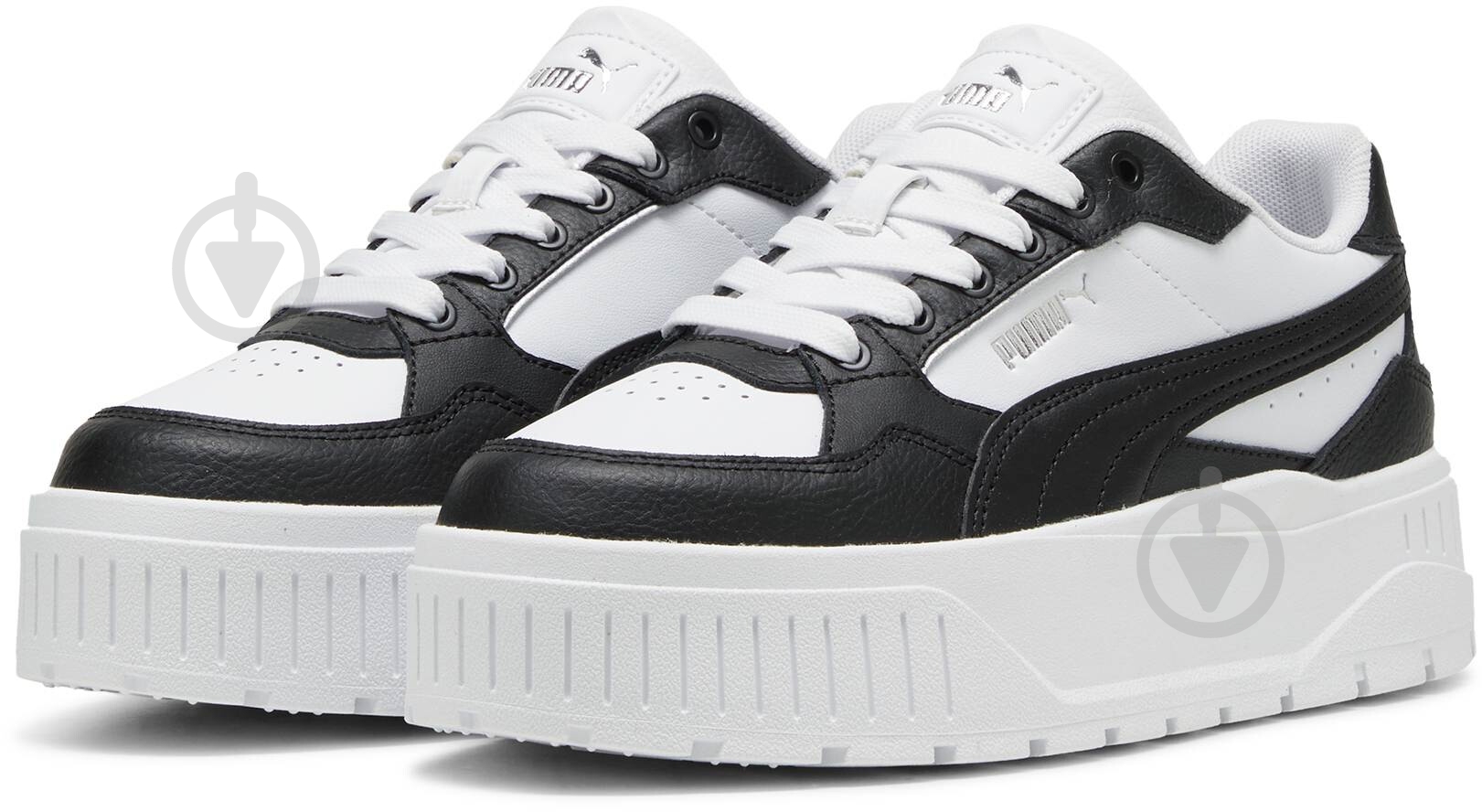 Кросівки жіночі Puma KARMEN II IDOL 39746103 р.38,5 білі із чорним - фото 3 Кросівки жіночі Puma KARMEN II IDOL 39746103 р.38,5 білі із чорним - фото 3