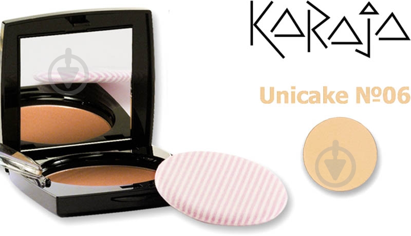 Пудра компактная KARAJA Unicake 6 7,5 г - фото 1 Пудра компактная KARAJA Unicake 6 7,5 г - фото 1