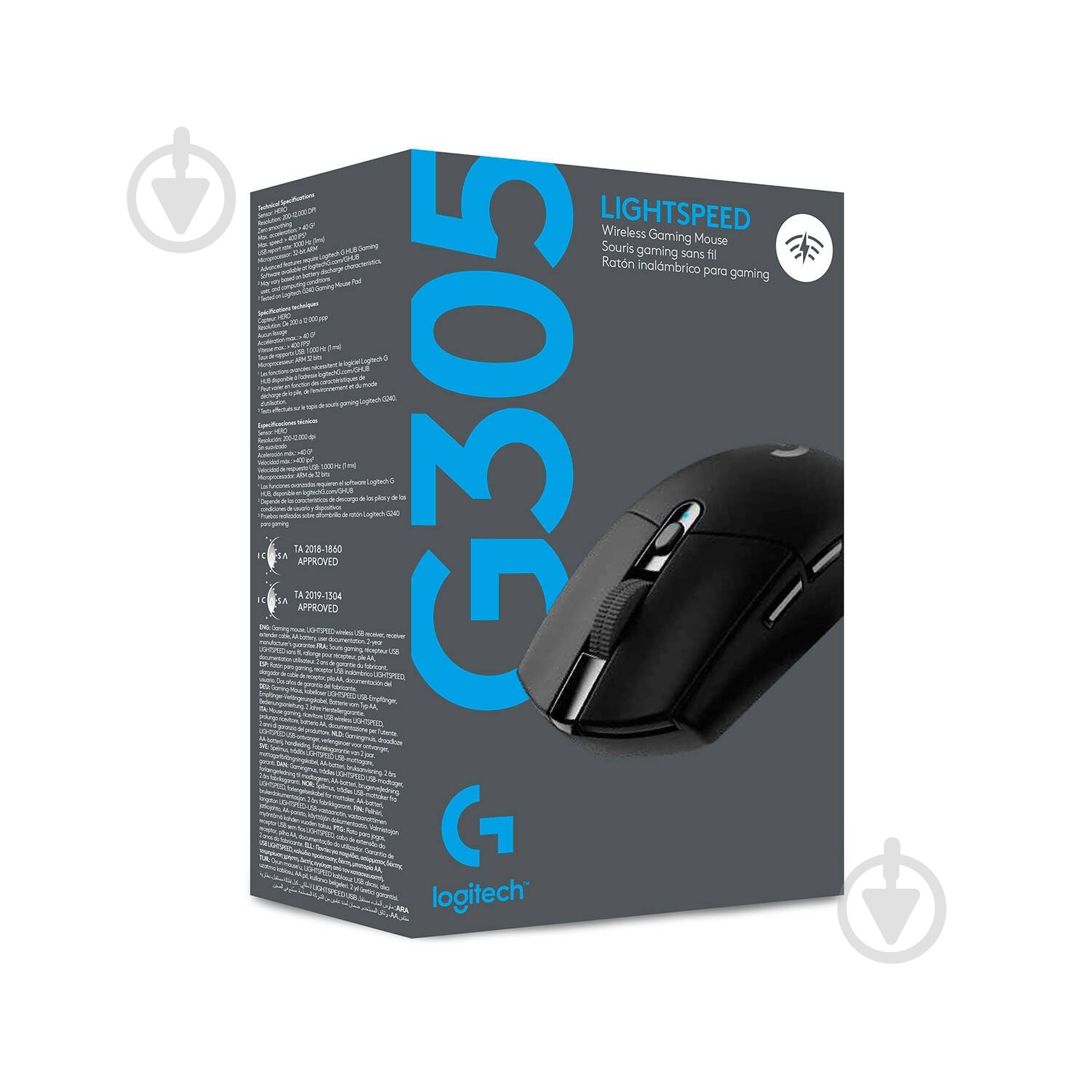 Мышь Logitech G305 LIGHTSPEED Wireless Gaming Mouse black (910-005282) - фото 10