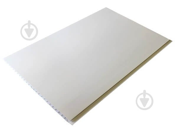 3D-панель з ПВХ УВПП 250х7х3000 мм 25-ка матова біла - фото 1