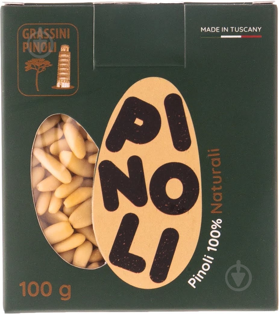 Горіх кедровий Grassini Pinoli сирий 100г - фото 1